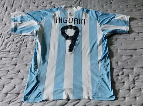 Camiseta Afa Argentina Orig 2010 Higuain 9 Consultar Stock Agua L