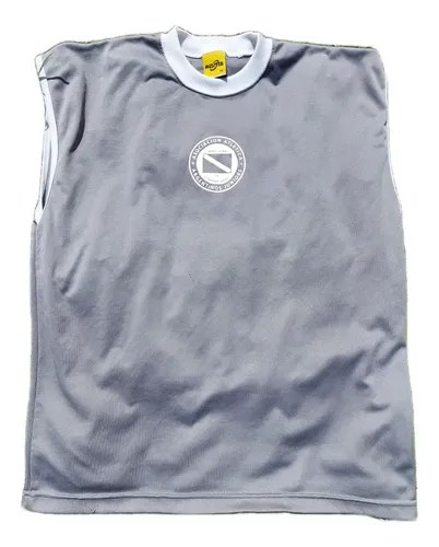 Camiseta Argentinos Jrs Músculos Colonia Consultar Stock Plateado No M