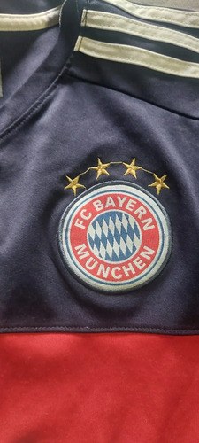 Camiseta Bayern Munich 2017 Retro Tm C2 Consultar Stock Azul M - 6
