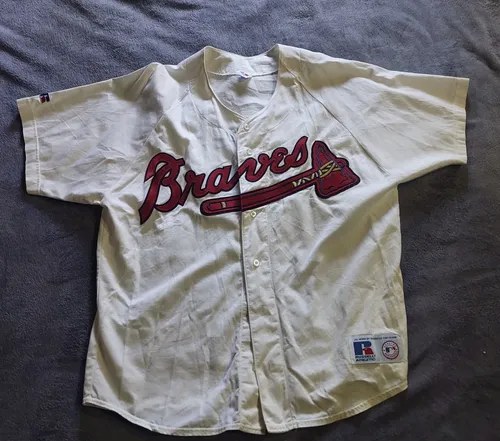 Camiseta Beisbol Colecc 90,s Atlanta Braves Xxl Consultar St Blanco Xxl - 4