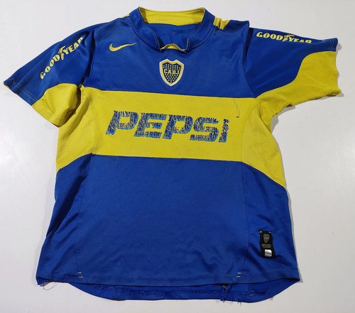 Camiseta Boca Jrs 2004 Talla S Orig Consultar Stock Azul No S