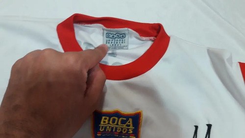 Camiseta Boca Unidos Dana Vieja.consultar Stock Blanco S - 6