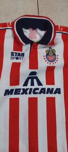 Camiseta Chivas Guadalajara Xxs Vieja Mexico Consultar Stock Blanco No Xxs - 2