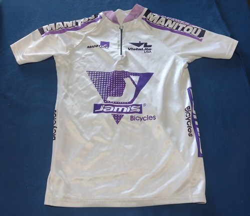 Camiseta Ciclismo Blanca Jamis Consultar Stock Blanco 1