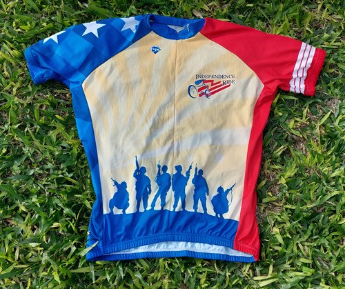 Camiseta Ciclismo Rara Usa Independenc T L Consultar Stock Azul L