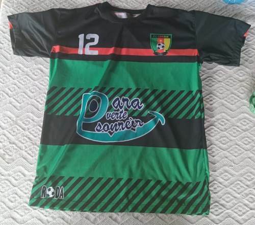 Camiseta Fc Camerún Rara. Talle Small Aprox. Consultar Stock Celeste Nro: 12 S