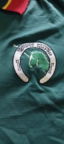 Camiseta Fed. Encuestre Bolivia Horsery Consultar Stock Verde L - 6