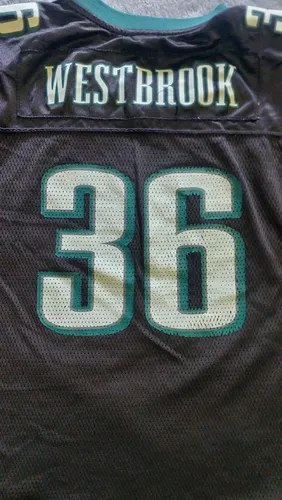 Camiseta Futbol Americano Eagles Westbrook Reebok Tm Azul Xl 36 - 7