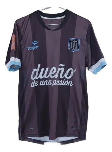 Camiseta Gris Racing Club 2014 Orig T.xs Consultar Stock Gris Oscuro No Xs