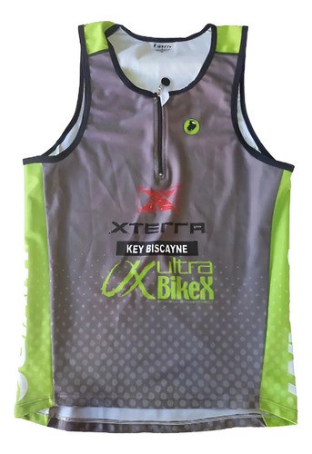 Camiseta Musculosa Ciclismo Safety Xl.consultar Stock Gris Xl