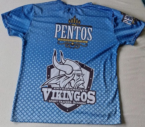 Camiseta Rara Vikings Maradona Entreno Tm Consultar Stock Celeste No 111 - 4