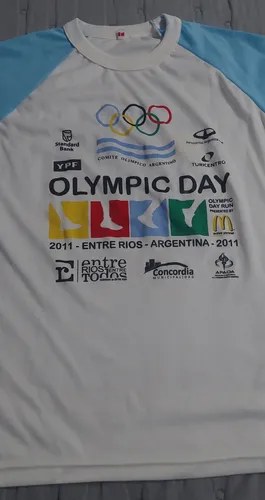 Camiseta Remera Comité Olímpico Argentino L Consultar Stock Blanco Lisa L - 2
