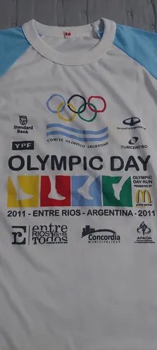Camiseta Remera Comité Olímpico Argentino L Consultar Stock Blanco Lisa L - 3