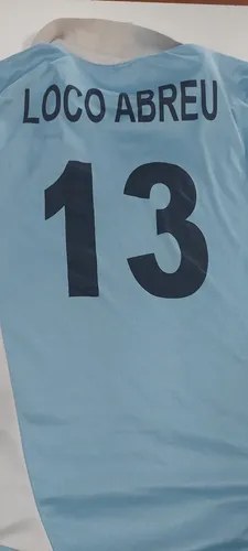 Camiseta Retro Uruguay Loco Abreu T S Consultar Stock Agua Abreu S - 5