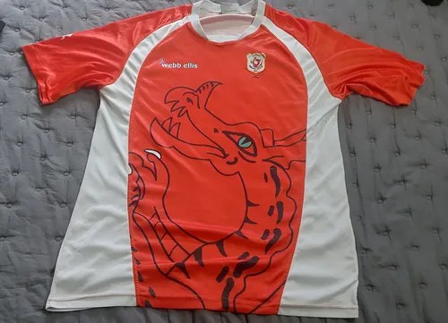 Camiseta Rugby Caimán Draig Goch Rc Consultar Stock Naranja S