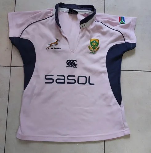 Camiseta Rugby Dama Sudáfrica Rosa Consultar Stock Rosa 10