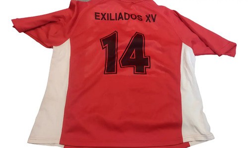 Camiseta Rugby Gimnasia E. Pergamino Consultar Stock Rojo M Amplio