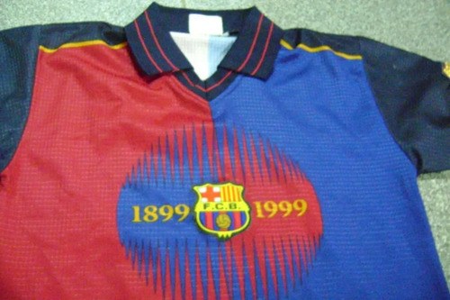 Camiseta Short Vieja Barcelona Niño Enrique Consult Stock Azul 8 - 5