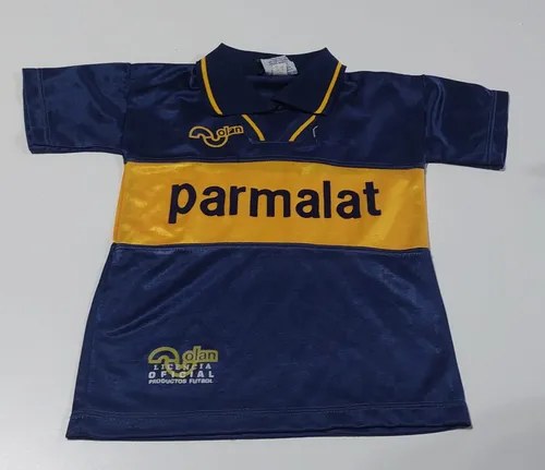 Camiseta Vieja Boca Jrs Olan P/2 Años Consultar Stock Azul No Xxs
