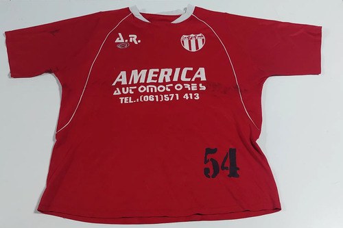 Camiseta Vieja Club 1 Marzo Paraguay Consultar Stock Rojo 17 Xl