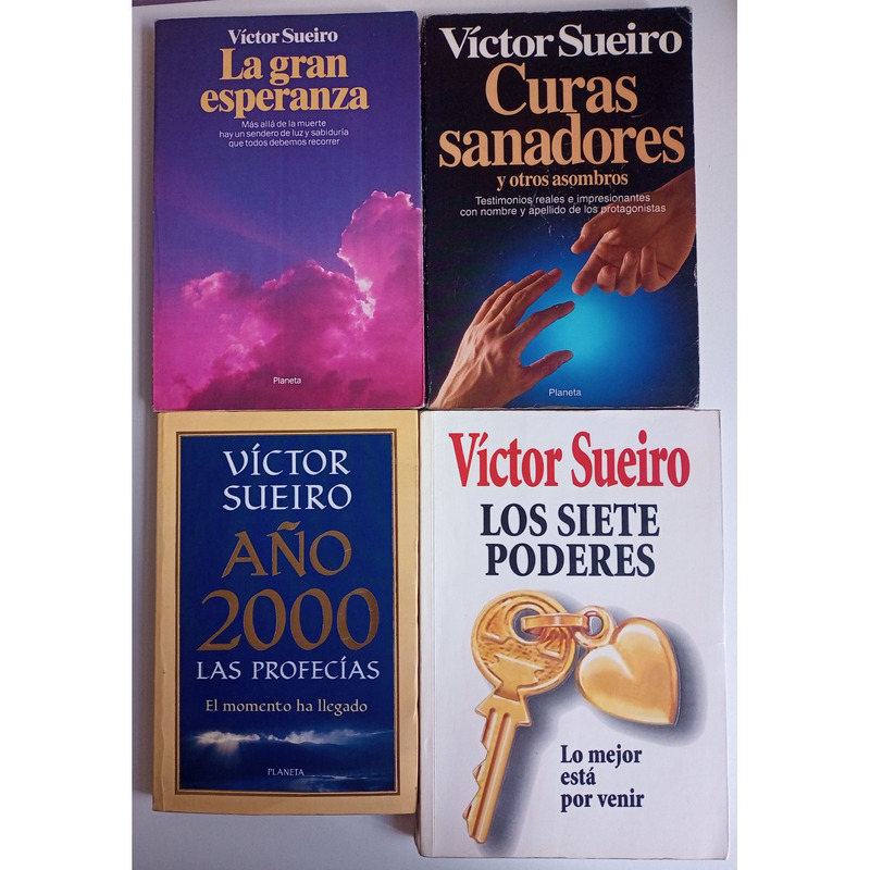 Lote 4 libros de Victor Sueiro - usados en buen estado