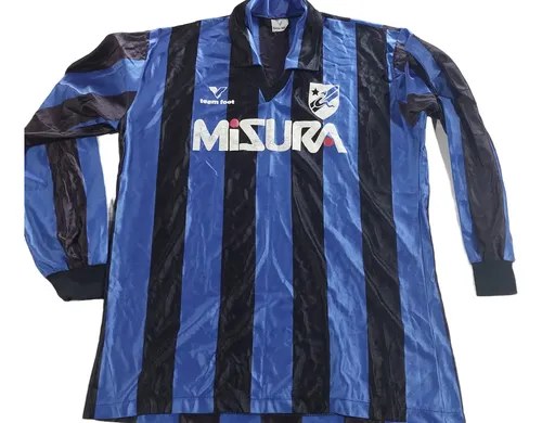 Camiseta Vieja Inter Milan 89 90 Team Foto Consultar Stock Azul No Xl