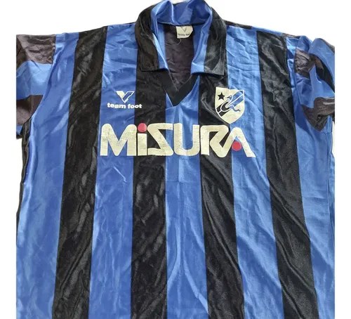 Camiseta Vieja Inter Milan 89 90 Team Foto Consultar Stock Azul No Xl - 2