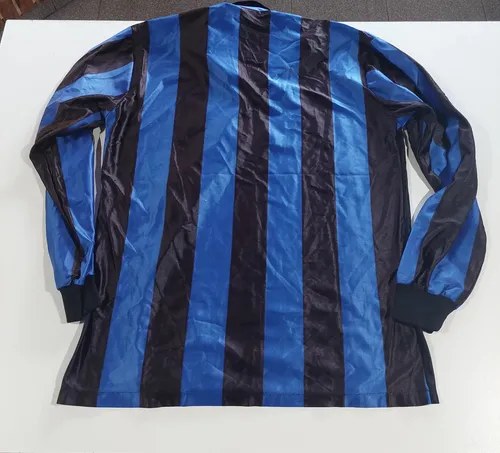 Camiseta Vieja Inter Milan 89 90 Team Foto Consultar Stock Azul No Xl - 6