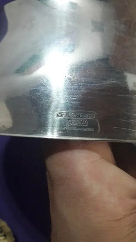 Campana Plato Metal Plateado Wright Consultar Stock - 5