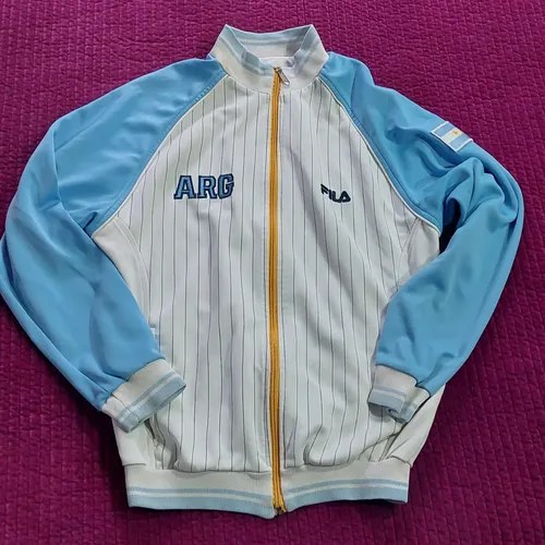 Campera Tenis Argentina Niño Dama Fila Consultar Stock Agua Xs Rayas