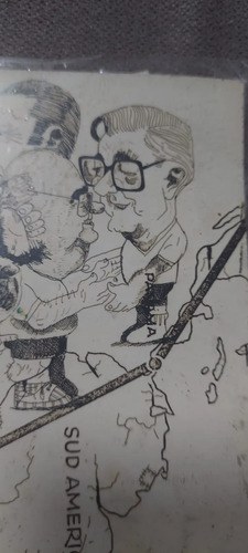 Caricatura Dibujo Alfonsin. R.perrone Consultar Stock - 2