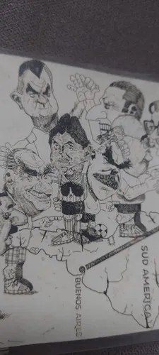 Caricatura Dibujo Alfonsin. R.perrone Consultar Stock - 4