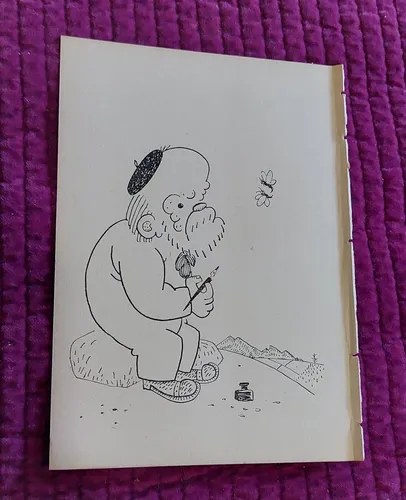 Caricatura Dibujo Pío Baroja Impr Salazar Consultar Stock