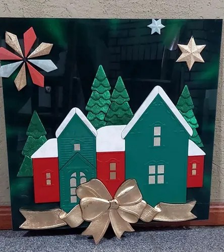 Cartel Deco Navidad Ciudad Roldeco Rolex Consultar Stock Ciudad
