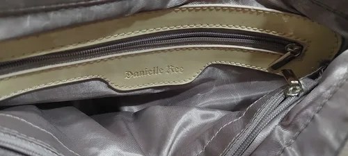 Cartera Bolsa Danielle Ree Consultar Stock Beige Estampas Oro - 6