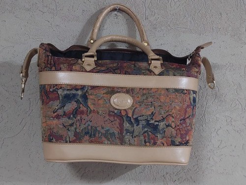 Cartera Bolso Mano Tropea Con Sultar Stock Beige