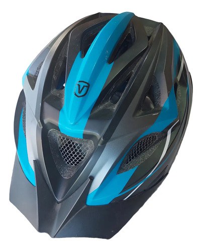 Casco De Bicicleta. Marca Vairo Con Luz. Consultar Stock Azul L