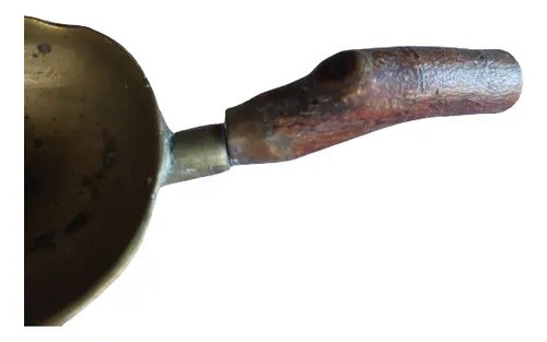 Cenicero Despojados Bronce Manija Madera Consultar Stock Dorado Liso - 2