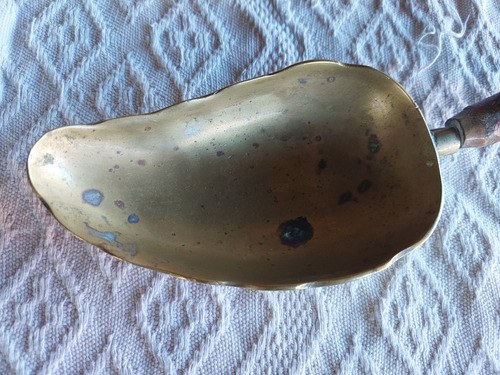 Cenicero Despojados Bronce Manija Madera Consultar Stock Dorado Liso - 6