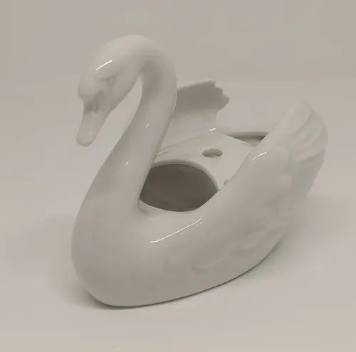 Cisne Porcelana Alemán Alka Bavaria Consultar Stock Blanco