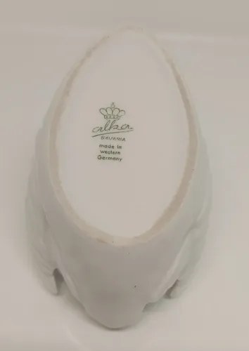 Cisne Porcelana Alemán Alka Bavaria Consultar Stock Blanco - 2
