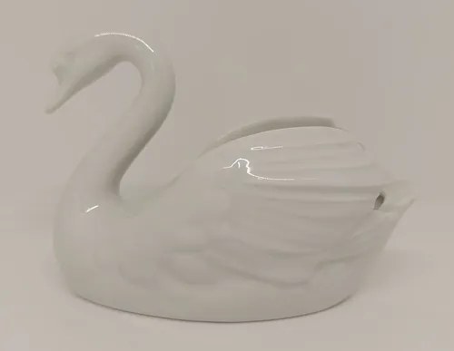 Cisne Porcelana Alemán Alka Bavaria Consultar Stock Blanco - 5