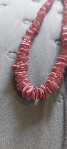 Collar Escallas Rosa Caracol Marino Consultar Stock Rosa - 2