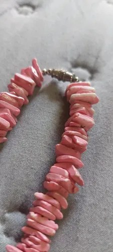 Collar Escallas Rosa Caracol Marino Consultar Stock Rosa - 3