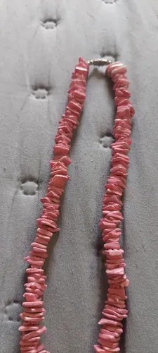 Collar Escallas Rosa Caracol Marino Consultar Stock Rosa - 4