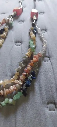 Collar Muy Lindo Piedras Varias Consultar Stock Multicolor - 2