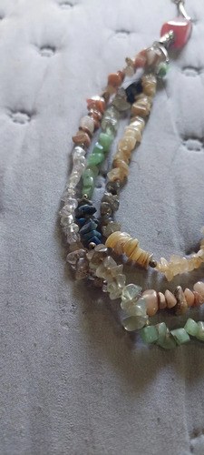 Collar Muy Lindo Piedras Varias Consultar Stock Multicolor - 3