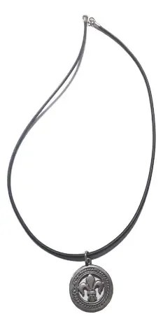 Collar Dije De Plata Flor De Lis Consultar Stock