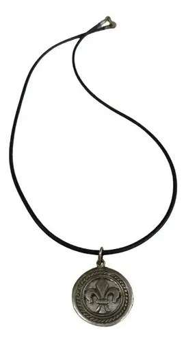 Collar Dije De Plata Flor De Lis Consultar Stock - 8