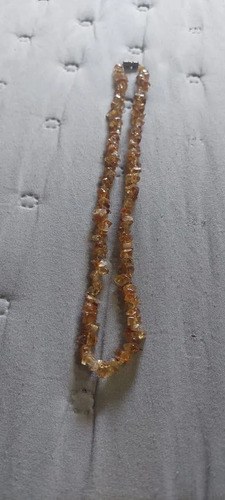 Collar Gargantilla Piedra Citrino Consultar Stock Naranja